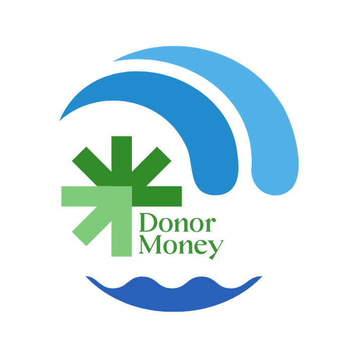 Donor money logo Donor money logo