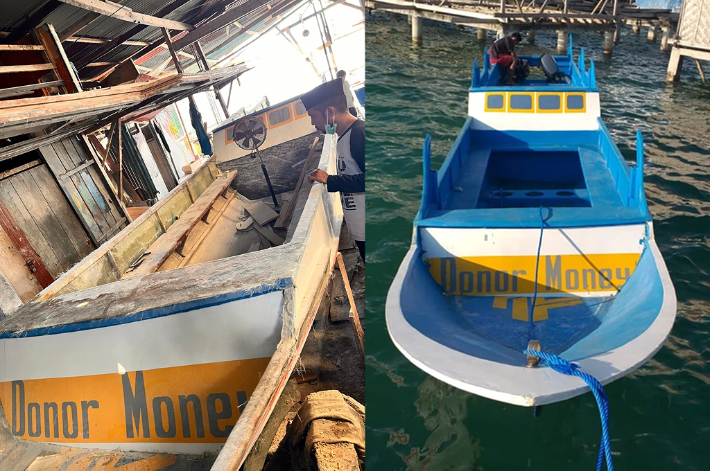 Donor Money Funded Boat